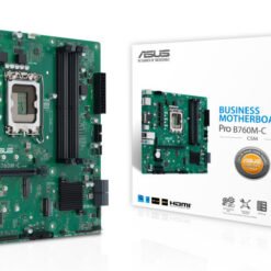 ASUS B760M-C-CSM LGA1700 4DDR5 microATX 4xSATA 2xDP 1.4 HDMI 2.1 D-Sub MB