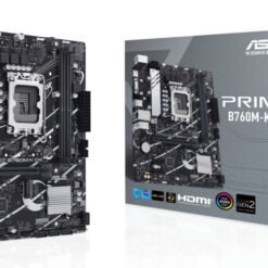 ASUS PRIME B760M-K D4 LGA1700 microATX MB 2xDDR4 4xSATA 2xM.2 1xD-Sub 1xHDMI 2.0