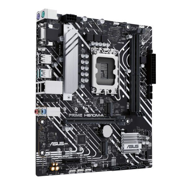 ASUS PRIME H610M-A-CSM LGA1700 2DDR5 microATX 4xSATA MB 1xHDMI 1xDP 1xD-Sub 2xM.2 - Image 2
