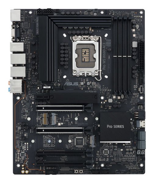 ASUS PRO WS W680-ACE LGA1700 4xDDR5 WS ATX MB 8xSATA 3xM.2 - Image 3
