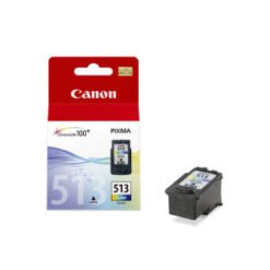 CANON CL-513 color ink cartridge, standard capacity 13ml, 349 pages, 1-pack blister with alarm