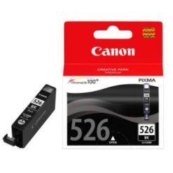 CANON CLI-526BK cartouche d encre noir capacite standard 9ml 555 photos 1-pack blister avec alarme