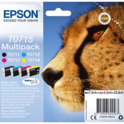 EPSON 2LB DuraBrite Ultra ink cartridge black and tri-color 1-pack RF-AM blister w/s