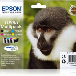 EPSON 2LB T0895 ink cartridge black and tri-color 1-pack RF-AM blister w/s
